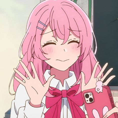 Characters With Pink Hair, Pink Hair Anime, Anime Hair, Anime Profile, Discord Server, Cute Profile Pictures, Anime Oc, Fanarts Anime, Cute Anime Pics