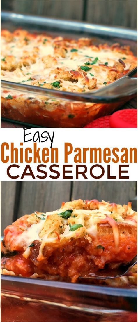 Easy Chicken Parmesan Casserole, Baked Cauliflower Recipe, Parmesan Casserole, Chicken Parmesan Casserole, Easy Chicken Parmesan, Potatoe Casserole Recipes, Chicken Tender Recipes, Parmesan Chicken, Recipes Simple