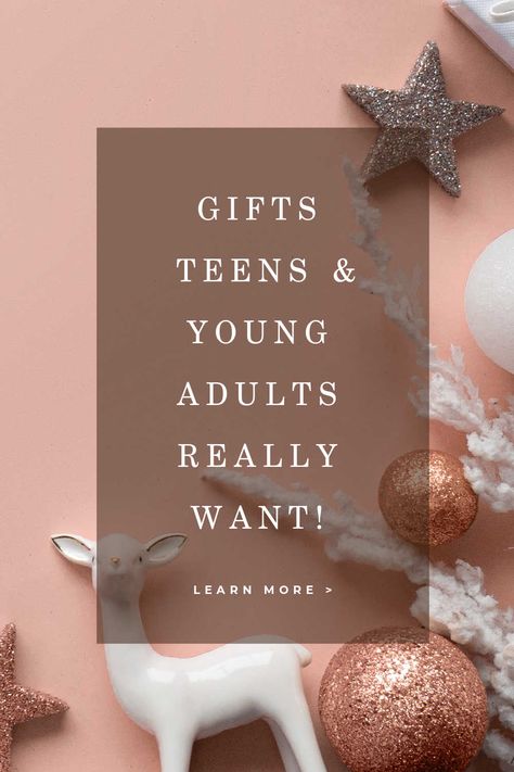 Gifts Teens and Young Adults Really Want! Good Christmas Gifts For Young Women, Unique Gifts For Young Adults, Birthday Gifts For Young Women, Teen Gifts For Christmas, Christmas Gifts For Young Adult Women, Xmas Gift Ideas For Teens, Gifts For Young Adults Women, Christmas Gift Ideas For Adult Children, Adult Children Christmas Gift Ideas