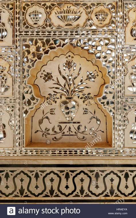 Sheesh Mahal Jaipur, Amber Fort Jaipur, Sheesh Mahal, Amber Fort, Ancient Drawings, India Architecture, House Wall Design, Ancient Indian Architecture, 3d Printing Business