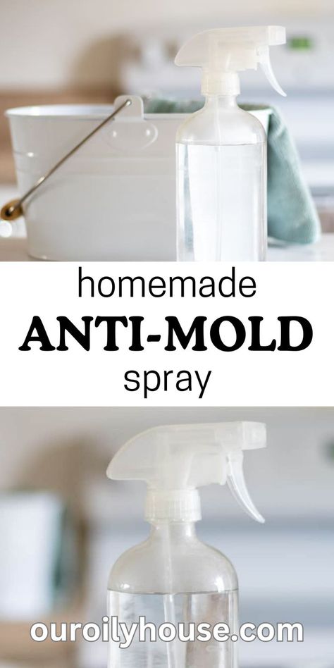 Kill Mold, Mold Spray, Natural Cleaning Products Diy, Diy Household Cleaners, Fun Diy Projects, Homemade Cleaning Supplies, Natural Cleaning Recipes, Diy Cleaning Solution, Homemade Cleaning Solutions