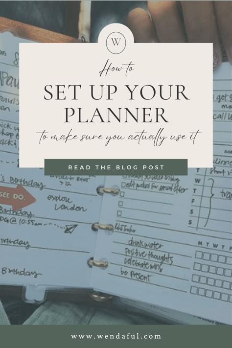 Setting up your planner can feel overwhelming at first, but it doesn't have to be. Imagine a system where all your appointments, tasks, and goals are neatly organized, helping you stay on top of your busy life. In this guide, we'll walk you through the process of setting up your planner from scratch, whether you’re using a digital planner, bullet journal, or traditional paper planner. We'll cover everything from assessing your needs and gathering your tools, to creating a system that works for Setting Up My Planner, Designing A Planner, Organizing Calendar Planner, Goal Journal Ideas Life Planner, Self Made Planner Ideas, Planner Sidebar Ideas, How To Set Up Your Planner, How To Fill Out A Planner, How To Make Your Planner Aesthetic