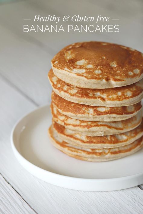 Pancakes In Oven, Pancake Banane, Pancakes Sans Gluten, Gluten Free Banana Pancakes, Pancakes Pancakes, Protein Pancakes Recipes, Homemade Pancake Recipe, Banana Pancakes Recipe, Pancake Toppings