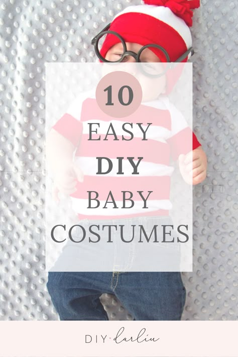 Baby Parrot Costume, Homemade Baby Costumes, Baby Lamb Costume, Halloween Kostüm Baby, Baby Lion Costume, Diy Baby Halloween Costumes, Karneval Diy, Diy Baby Costumes, Newborn Costume