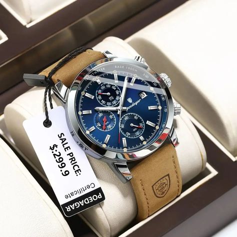 POEDAGAR Luxury Wristwatch for Man Waterproof Luminous Chronograph Date Men Watch Sports Leather Men's Quartz Watches Male reloj Buy now: https://marketmagnetshub.myshopify.com/products/poedagar-luxury-wristwatch-for-man-waterproof-luminous-chronograph-date-men-watch-sports-leather-mens-quartz-watches-male-reloj #POEDAGAR #LuxuryWristwatch #ManWatch #WaterproofWatch #LuminousWatch #ChronographWatch #DateWatch #SportsWatch #LeatherStrap #MensQuartzWatch #MaleWatches #Reloj #MensFashion #Watc... Luxurious Watch, Best Watches For Men, Military Watches, Best Watches, Stylish Watches, Watch For Men, Sport Watches, Issey Miyake, Luxury Watch