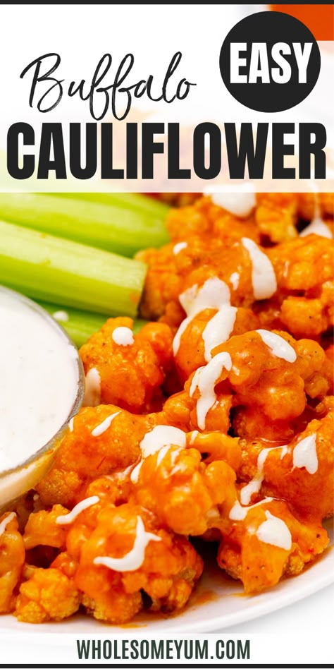 Buffalo Cauliflower Recipe Franks Cauliflower Bites, Buffalo Califlour Air Fryer, Buffalo Ranch Cauliflower, Roasted Buffalo Cauliflower Recipes, Keto Buffalo Cauliflower Air Fryer, Oven Roasted Buffalo Cauliflower, Buffalo Califlour Bites Air Fryer, Cauliflower Buffalo Bites Air Fryer, Air Fry Buffalo Cauliflower