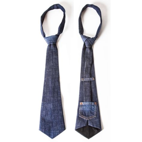 Do you have a pair of old jeans 👖 in your closet, in an old dresser drawer or in a storage that are TOO BIG or TOO SMALL and you just don’t wear them but they still have character and sentiment 🥰 We respect that! We can save their lives 👍🏽We can resurrect them into a CUSTOM HANDMADE SILK LINED “designer denim neck tie with the original manufacturer’s characteristics of the denim brand you know and love!   Make your way over to 👉🏼www.sentimentaldenim.com👈🏼 Tie Styles For Men, Old Dresser Drawers, Denim Outfit Men, Denim Party, Denim Tie, Denim Suit, Dresser Drawer, Old Dressers, Denim Outfits