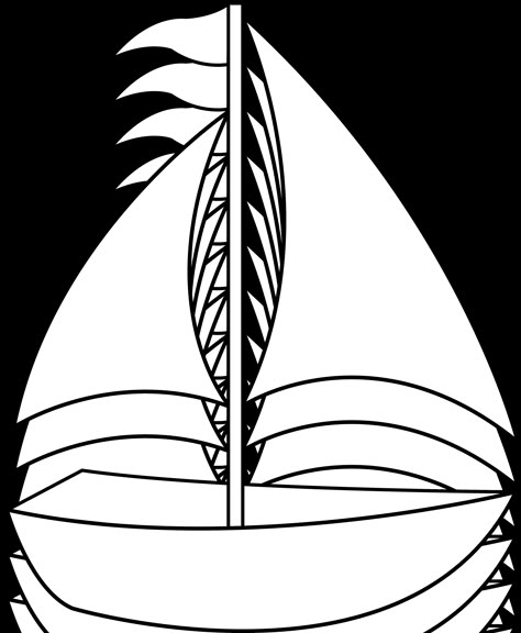 Black and white cute boat clipart Clip Art Black And White, Boat Drawing, Applique Templates, Easy Drawings For Kids, Art Black And White, Sail Boat, Art Drawings For Kids, Applique Patterns, Stained Glass Patterns