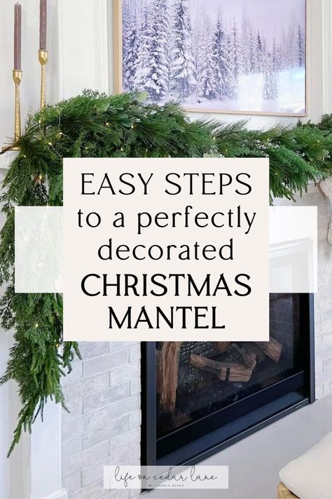 Elevate your holiday spirit with our curated Christmas Fireplace Mantels. Discover elegant Christmas Mantel Decorations that will enchant your home this season. Xmas Mantel Ideas, Mantel Flower Arrangements, Mantle Ideas Fireplace, Christmas Mantles Ideas Fireplaces, Styling A Console Table, Decorating A Mantel, Christmas Tree Mantle, Christmas Mantel Ideas, Christmas Fireplace Mantels