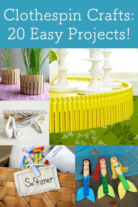 Clothespin Crafts For Adults, Haircuts For Thick Frizzy Hair, Haircuts For Poofy Hair, Fun Easy Projects, Clothespins Crafts, Thick Frizzy Hair, Wavy Haircut, Wooden Clothespin Crafts, Shaggy Hairstyles