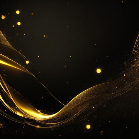 Abstract Gold Color Digital Particles Wave With A Black Background#pikbest##Backgrounds Black And Gold Background Design, Gold Colour Background, Black Gold Wallpaper, Gold And Black Background, Black Background Design, Digital Wave, Fashion Business Cards, Wave Background, Abstract Wallpaper Design