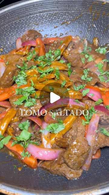 Easy Lomo Saltado Recipe, Lomo Saltado Recipe Peruvian, Aji Amarillo Paste, Lomo Saltado Recipe, Sear Steak, Lomo Saltado, Beef Filet, Frozen French Fries, Beef Strips