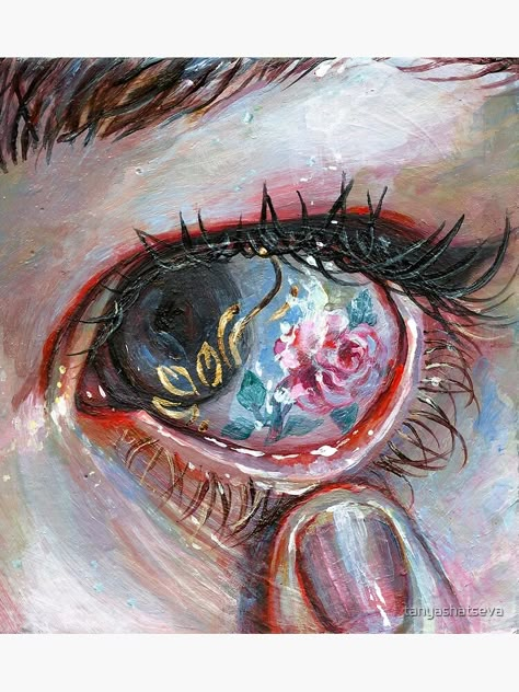 "Beauty in The Eye" Canvas Print by tanyashatseva | Redbubble Arte Peculiar, Desktop Wallpaper Art, Wow Art, Art Wallpaper Iphone, Gcse Art, Ap Art, Aesthetic Painting, Eye Art, Pretty Art