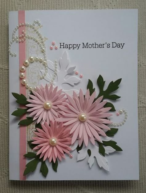 Mother Card, Idee Cricut, Daisy Cards, Mother's Day Cards, Mother's Day Diy, Heartfelt Creations, Birthday Cards Diy, Handmade Greetings, Mothers Day Crafts