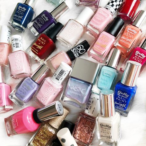 Nail polish, Barry M, Essie Nail Painting Aesthetic, Nail Polish Collection Aesthetic, Nail Paint Collection, Nail Polish Aesthetic, Polish Aesthetic, Barry M Nail Polish, Sisters Aesthetic, Object Reference, Nails Press Ons