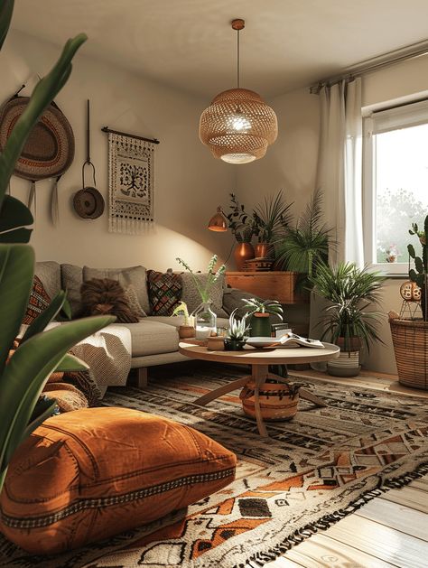 37 Boho Living Room Ideas (Inspirational Photo List) Cozy Boho Living Room, Earthy Living Room, Boho Inspo, Boho Living Room Decor, Inspire Me Home Decor, Ideas Living Room, Bohemian Living Room, Apartment Decor Inspiration, Livingroom Layout