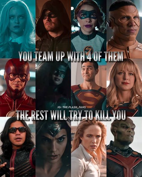 ⚡10.4𝐤⚡𝐓𝐡𝐞 𝐅𝐥𝐚𝐬𝐡 𝐅𝐚𝐧𝐬⚡ on Instagram: “Who is in your team? 🔥 My team would be: Wonder Woman, Flash, Supergirl and Killer Frost or Vibe. - - 📌 Like 💭 Comment 📢 Share - -…” Vibe The Flash, Supergirl Quotes, The Flash Wallpaper, Flash And Arrow, The Flash Poster, African Jokes, Flash Supergirl, Legends Of Tommorow, Team Flash