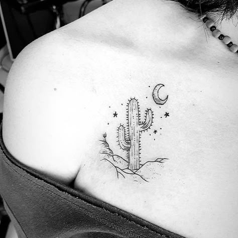 Tiny Symbols, Desert Tattoo, Arizona Tattoo, Cowgirl Tattoos, Tattoos Infinity, Cactus Tattoo, Western Tattoos, Sweet Tattoos, Symbol Tattoos