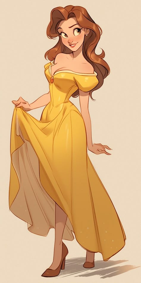 Disney Princess Pose Reference, Disney Style Sketch, Character Design Disney Style, Disney Character Sketches Princesses, Character Art Disney, Disney Drawing Reference, Disney Artwork Sketches, Princess Sketch Character Design, Disney Artstyle Reference