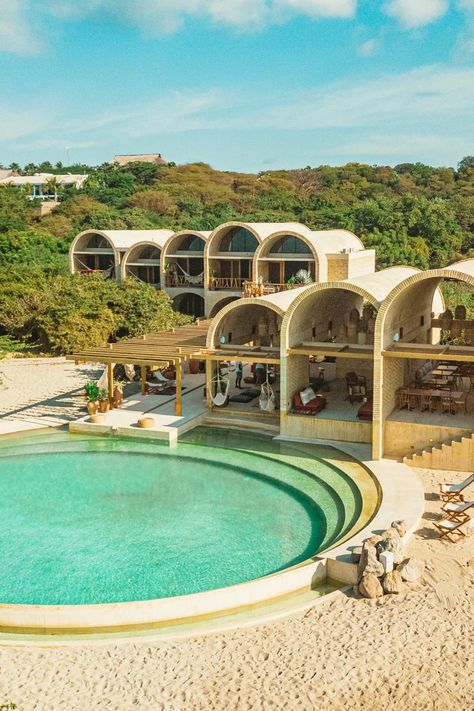 Alberto Kalach's Casona Sforza is a sustainability-led hotel | Wallpaper* Architecture Cool, Brick Arch, Mexico Hotels, Vernacular Architecture, Hotel Architecture, Hotel Boutique, Unique Architecture, Hotel Design, Architectural Inspiration