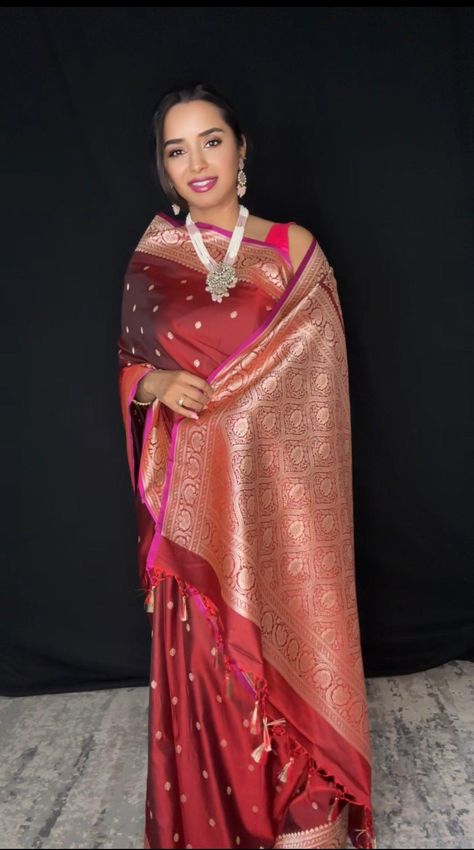 Jute silk saree