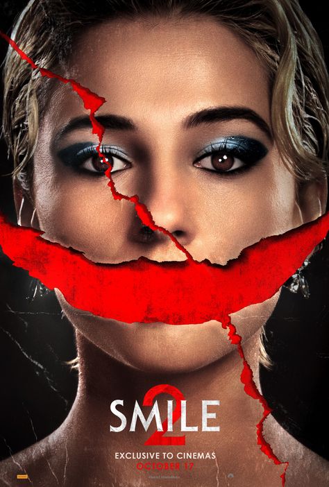 It will never let go. Watch the new Teaser Trailer for #Smile2 - Exclusive to cinemas October 17. #SmileMovie Smile Horror Movie, Smile Horror, Peter Jacobson, Horror Movie Recommendations, Movies Scary, Scary Movie Night, Smile 2, Hip Hop Atlanta, The Wild Robot