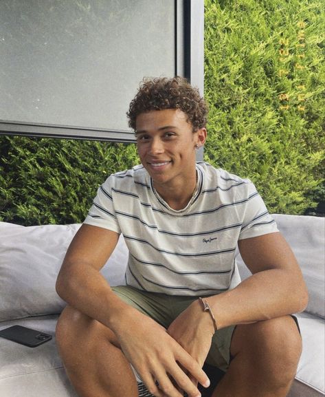 Brown Skin Aesthetic Male, Mixed Guy Aesthetic, Mixed Teen Boy, Man With Dimples, Cute Mixed Guys, Cute Mixed Boys, Afro Latino Men, Fine Black Males, African Guys