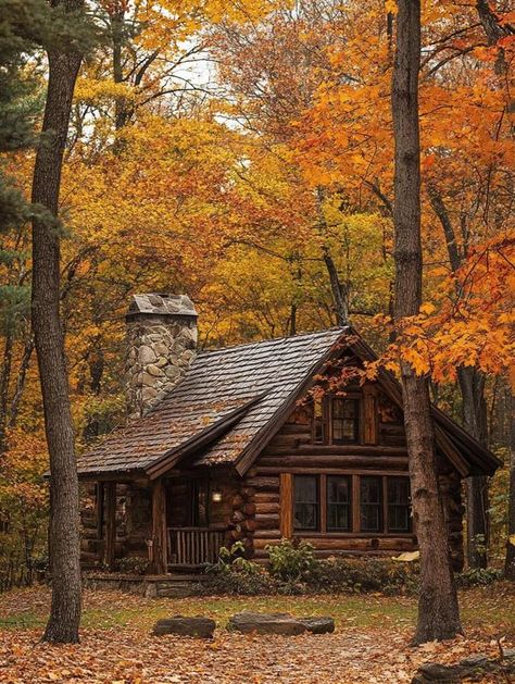 Log Cabin Exterior, Mountain Dream Homes, Cabin Rustic, Cozy Log Cabin, Cabin Aesthetic, Log Cabin Rustic, Mountain Huts, Rustic Porch, Cabin Exterior