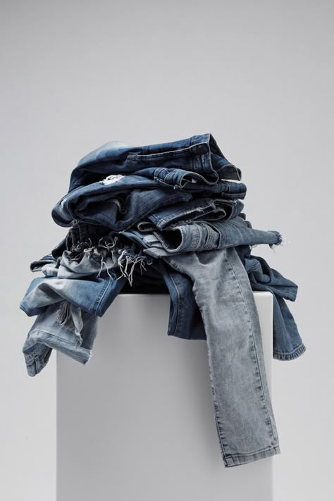 How Does Textile Recycling Work? Denim Photoshoot, Textile Recycling, Ethical Clothing Brands, Recycling Process, Recycled Fashion, Recycled Denim, Ethical Clothing, Color Of The Year, Pantone Color