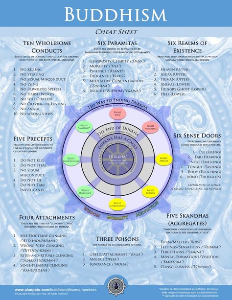 BUDDHISM CHEAT SHEET:  What are all the lists and numbers in Buddhism?  Learn more in this article and get this Buddhism "Cheat Sheet" in a high quality PDF you can print out!   https://www.alanpeto.com/buddhism/dharma-numbers/ #Buddhism #Buddhist #Dharma #Dhamma #Buddha Buddhism Beliefs, Theravada Buddhism, Buddhist Wisdom, Mahayana Buddhism, Buddhist Practices, Buddhist Philosophy, Buddha Quotes Inspirational, Buddhist Teachings, Buddhism Quote