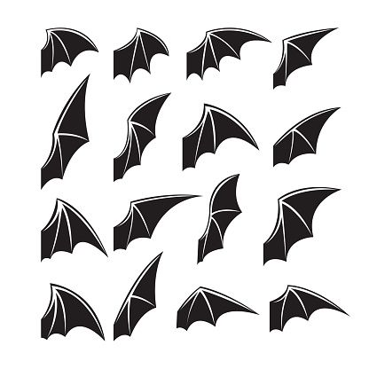 Wing Bird Angel - Free vector graphic on Pixabay Bat Wings Art Reference, Bat Wing Sketch, Bat Wings Illustration, Bat Wings Outline, Bat Wing Outline, Bat Art Reference, Bat Wing Anatomy, Bat Wing Drawing Reference, Realistic Bat Drawing