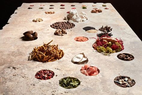 Estudio Rafael Freyre designs a restaurant of biodiversity in Lima Design Cibo, Party Tablescapes, Ceramic Glaze Recipes, Dinner Restaurants, Edible Arrangements, Restaurant Concept, Food Displays, Food Table, Food Display