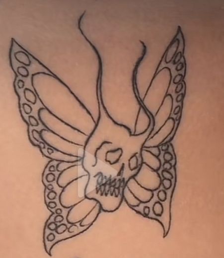 Ghost Butterfly, Butterfly Tattoo, Tattoos And Piercings, Skull Tattoo, Streetwear Fashion, Tatting, Body Art, Piercings, Tattoo Designs