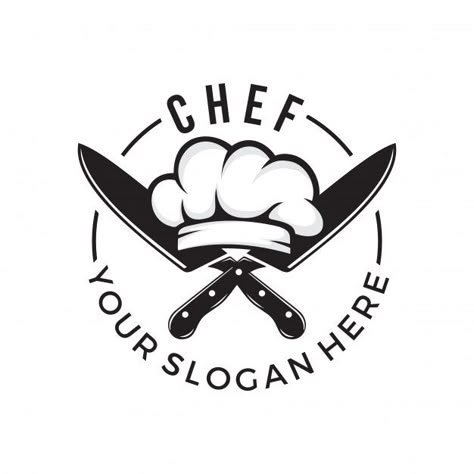 Chef GUSEV Logo Design Kitchen, Chef Tattoo, Cooking Logo, Chef Logo, Logo Generator, Kitchen Logo, Cake Logo Design, Desain Editorial, Food Logo Design