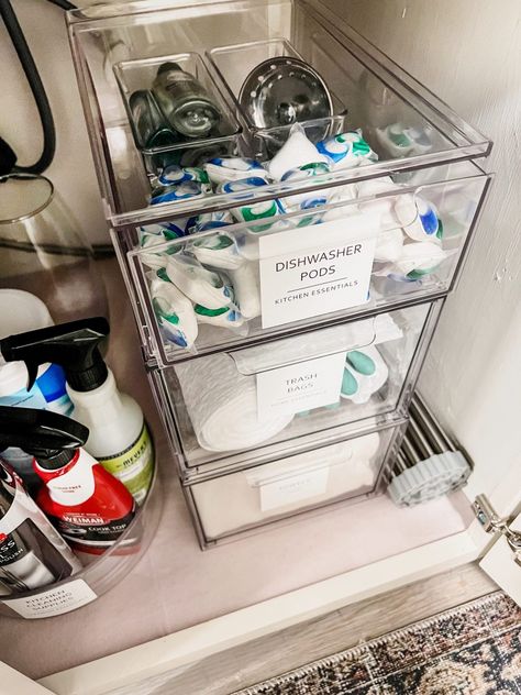 How To Choose The Best Under-Sink Organizers - Organized-ish Stackable Makeup, Under Bathroom Sink, Under The Sink Organization, Bathroom Under Sink, Acrylic Bathroom, Under Kitchen Sink, Bathroom Sink Organization, Bathroom Organizers, Under Kitchen Sink Organization