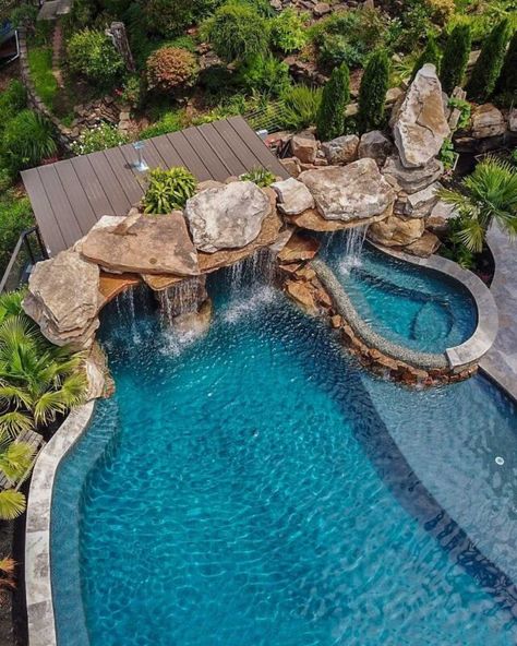 Insane Pools Off The Deep End TV Series – Lucas Lagoons Insane Pools, Off The Deep End, Cheap Pool, Dream Backyard Pool, Luxury Swimming Pools, Lagoon Pool, Pool Landscape, Pool Remodel, Pool Pool