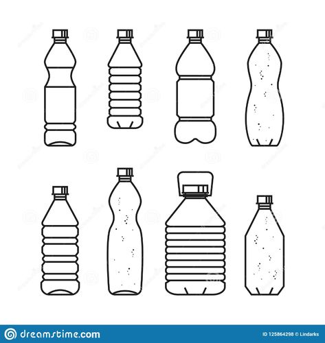 Illustration about Pure drinking water. Line vector illustration of set of plastic bottles. Black bottles isolated on white background. Illustration of drawing, graphic, group - 125864298 Plastic Bottle Drawing, Water Bottle Tattoo, Matching Minimalist Tattoos, Water Drawing Simple, Plastic Bottle Illustration, Water Bottle Doodle, Water Bottle Sketch, Water Bottle Illustration, Bottles Drawing