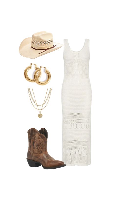 Coastal Cowgirl Outfit Inspo #coastalcowgirl #coastalgrandaughter #coastalgrandmother #coastalcowboy #outfitinspo #styleinspo Coastal Cowgirl Birthday, Costal Cowgirl Outfits, Coastal Cowgirl Outfit, Western Inspired Outfits, Nashville Style Outfits, Costal Cowgirl, Modest Summer Fashion, Cowgirl Outfit, Cowgirl Look