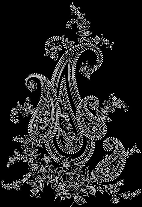 Paisley Stencil, Paisley Print Design, Lotus Flower Art, Paisley Wallpaper, Abstract Embroidery, Paisley Art, Textile Prints Design, Border Embroidery Designs, Embroidery Works