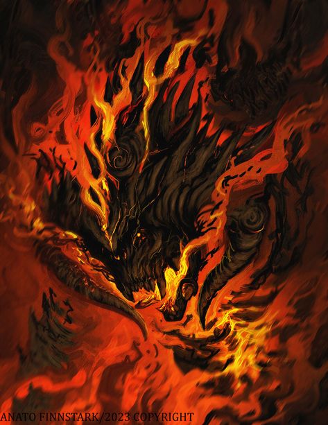 Balrog Art, Balrog Lotr, Dark Mythology, Balrog Of Morgoth, Evil Characters, Lord Of The Rings Tattoo, Gandalf The Grey, Middle Earth Art, Lotr Art