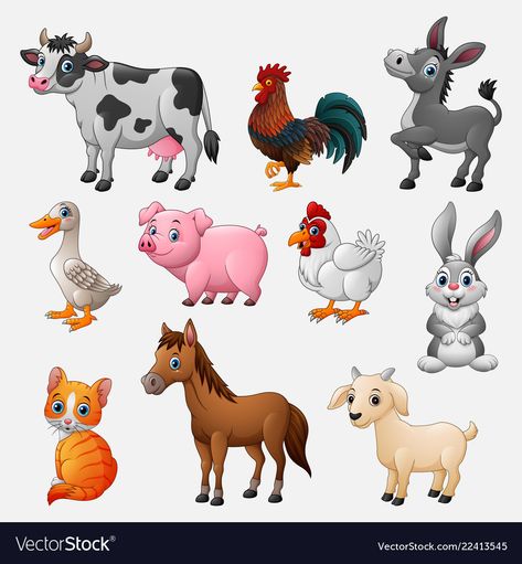 Animal Farms, Animal Clipart Free, Farm Animals For Kids, Farm Animals Pictures, Animal Pictures For Kids, Farm Animals Preschool, Cute Farm Animals, Animal Activities For Kids, Farm Images