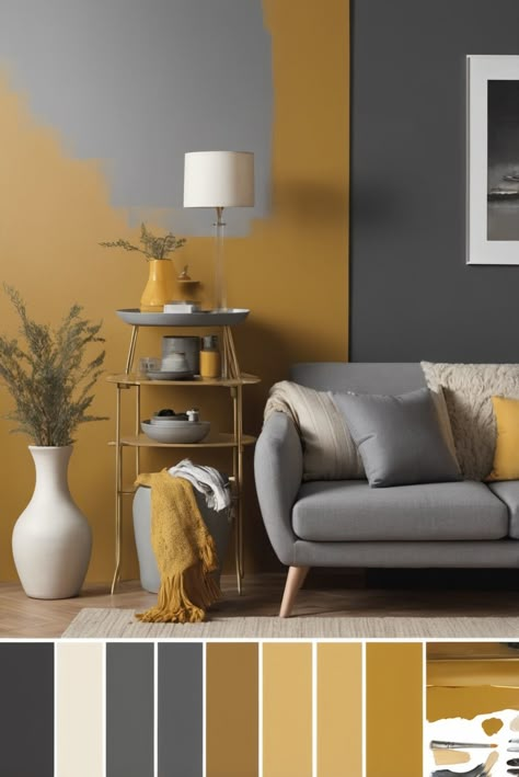 Discover the key strategies to boost your website's SEO with expert tips and actionable insights in this must-read guide. #ad     #Colortrend #wallpaint2024  #color2024  #DIYpainting  ##DIYhomedecor  #Fixhome Mustard And Gray Living Room, Mustard Paint Color Walls Living Rooms, Home Decor Colour Palette, Accent Colors That Go With Gray, Mustard And Grey Color Palette, Grey And Ochre Living Room, Dark Grey And Mustard Living Room, Mustard Yellow Living Room Walls, Mustard Yellow And Grey Living Room