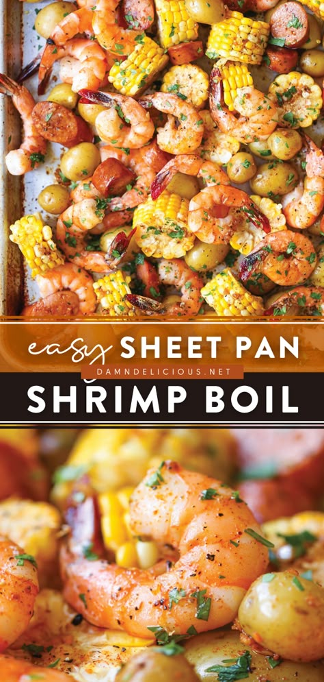 SHEET PAN SHRIMP BOIL Sheet Pan Meals Healthy, Sheet Pan Shrimp Boil, Pan Shrimp Boil, Sheet Pan Shrimp, Pan Shrimp, Sheet Pan Suppers, Sheet Pan Dinners Recipes, Dinners Recipes, Shrimp Recipes For Dinner