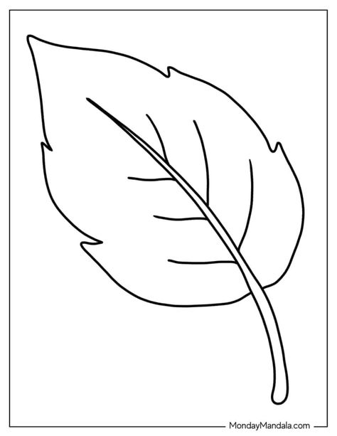 34 Leaf Coloring Pages (Free PDF Printables) Leave Coloring Pages, Fall Leaves Silhouette, Autumn Leaves Coloring Pages, Fall Leaf Patterns Free Printable, Leaf Outlines Free Printable, Leaf Cut Out Template, Big Leaves Drawing, Leaf Coloring Page Free Printable, Free Leaf Template Printable