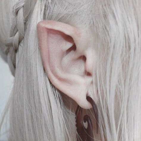 Pointed Ears, Elf Ears, Matt Smith, Fantasy Aesthetic, Body Modifications, Body Mods, Dragon Age, Dnd Characters, White Hair