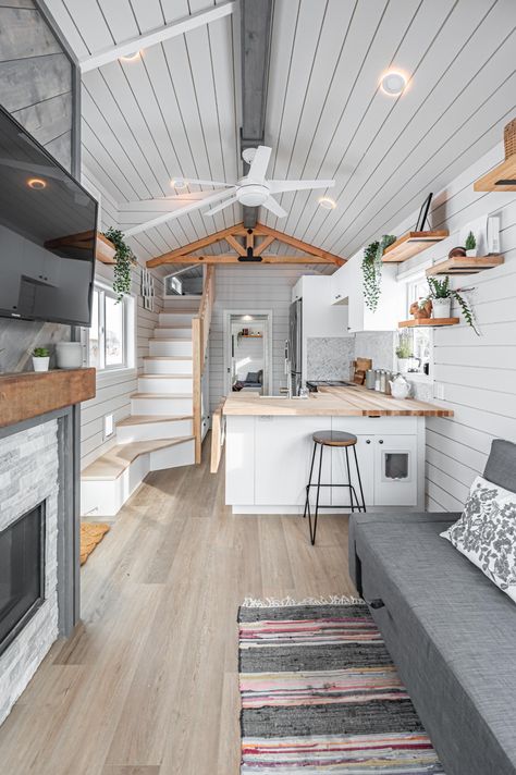 10.5-ft. Wide Paddock Paradise Tiny House Tiny Home Shed, Cottage Loft, Tiny House Village, Shed Home, Shed To Tiny House, Tiny House Loft, Tiny House Layout, House Loft, Tiny House Inspiration