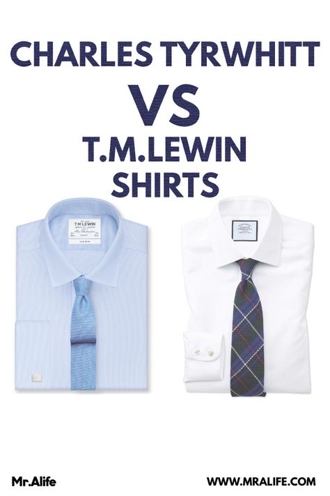 Charles Tyrwhitt and T.M. Lewin are two of the best budget dress shirts brands. Which one is superior in terms of fabric quality and fit? #dressshirt Men's Business Outfit, Charles Tyrwhitt Shirt, Men's Business Outfits, Man Dress, Dress Better, Working Professional, Charles Tyrwhitt, Business Outfit, Making Shirts