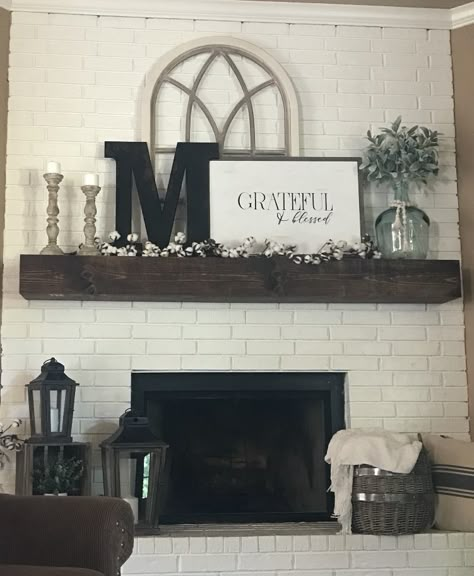 Above Fireplace Decor, Vintage Vanity Decor, Mantel Styling, Farmhouse Mantle Decor, Room Ideas For Men, Cozy Room Ideas, Farmhouse Fireplace Decor, Room Ideas For Men Bedroom, Farmhouse Mantle