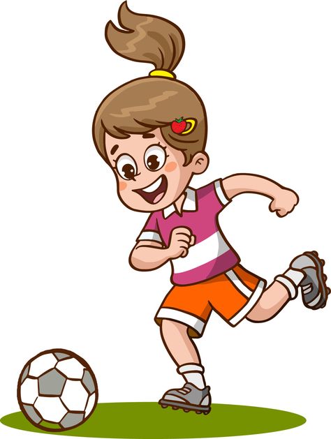 Striker Soccer, Sports Animation, Soccer Cartoon, Soccer Kids, Kid Boy, Kids Soccer, Play Soccer, Boys Playing, Kids Boys