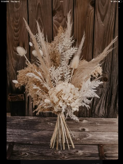 Dried Flower Sweetheart Table, Dried Neutral Flowers, Dried Boho Wedding Bouquet, Dry Floral Bouquet, Dry Flowers For Wedding, Boho Chic Bridal Bouquet, Pompadour Grass Wedding Bouquet, Dried Flowers For Wedding Bouquet, Wedding Bouquets With Wheat